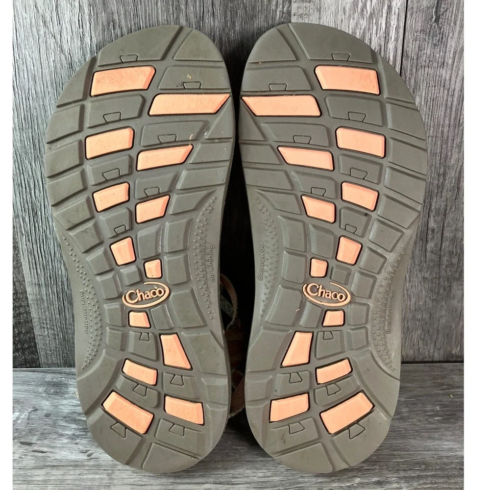 Chaco Kids Z/Cloud Sport Sandals Pink Grey Olive Size 6 EU 37 J180266
